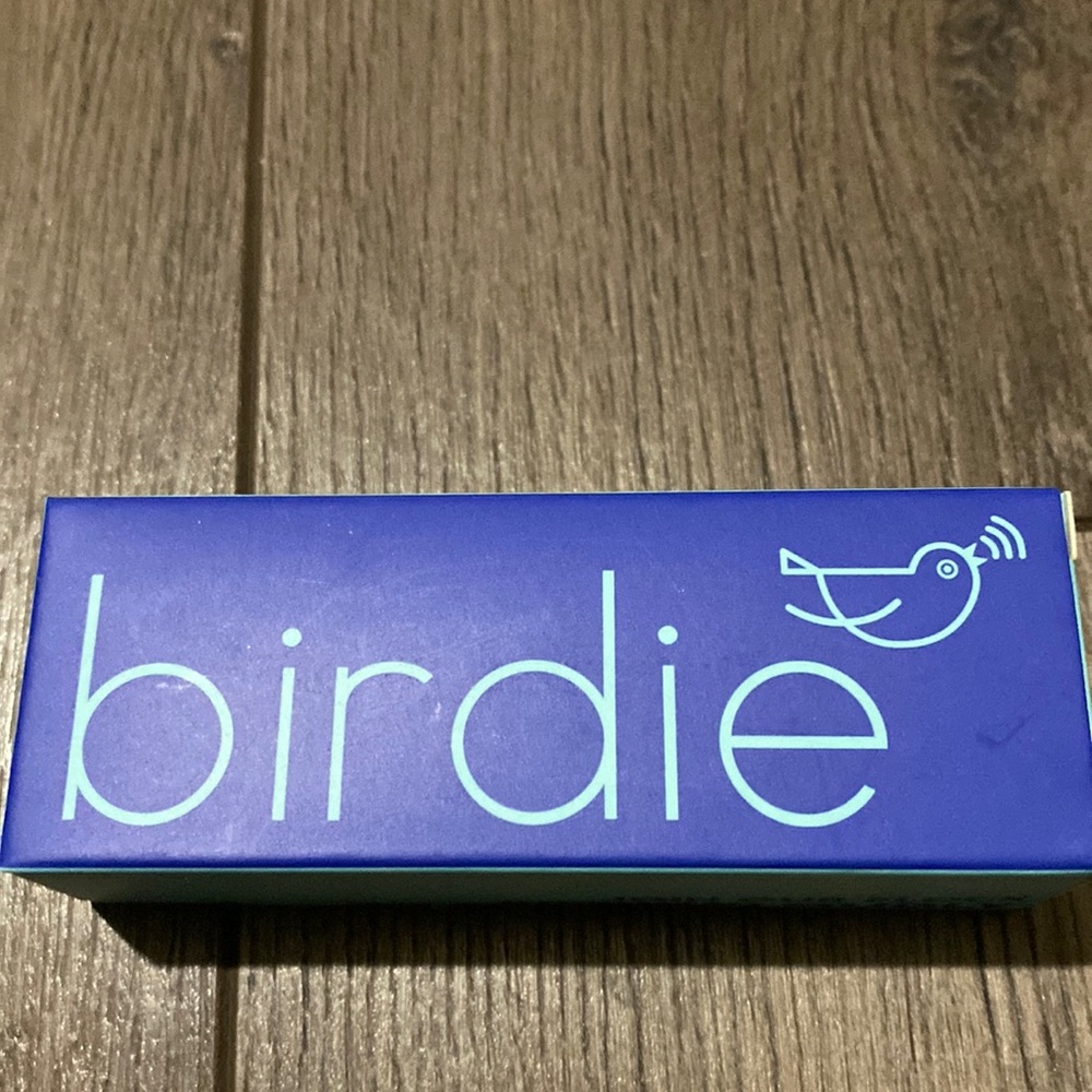 New charcoal birdie personal alarm on key chain